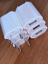 Image of Apple 5W EU European 2 Pin USB Wall Charger Mains Adapter Plug Genuine A2118