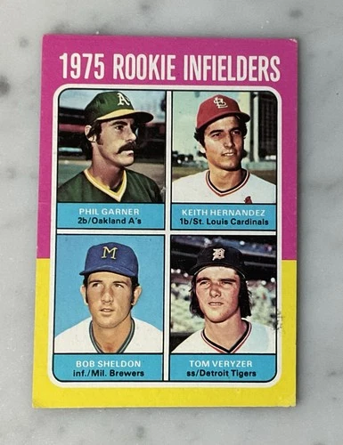 1975 Topps Mini - 1975 Rookie Infielders Keith Hernandez, Phil Garner - VG+