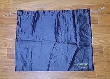 Coach Purse Dust Bag Satin Drawstring Brown Cloth 16" X 13.25" Storage Bag