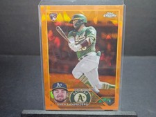 2023 Topps Chrome Sapphire - Shea Langeliers RC Orange /25 #127 Athletics