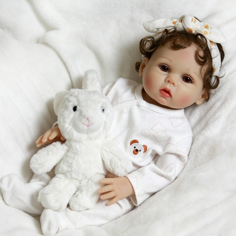 Real Life 18" Reborn Baby Dolls Full Vinyl Silicone Realistic Newborn Doll Gift