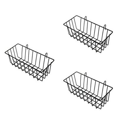 3 Count Wandspeicher Regaleinhängekorb Maschenkorb Wandmontierte Aufbewahrung