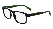 New Lacoste L-2972 001 Black  Green Eyeglasses 54/19/145