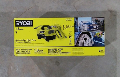 #ad #ad RYOBI RY14AM12 1.8 GPM 1200 PSI Automotive High Flow Pressure Washer NEW $179.99