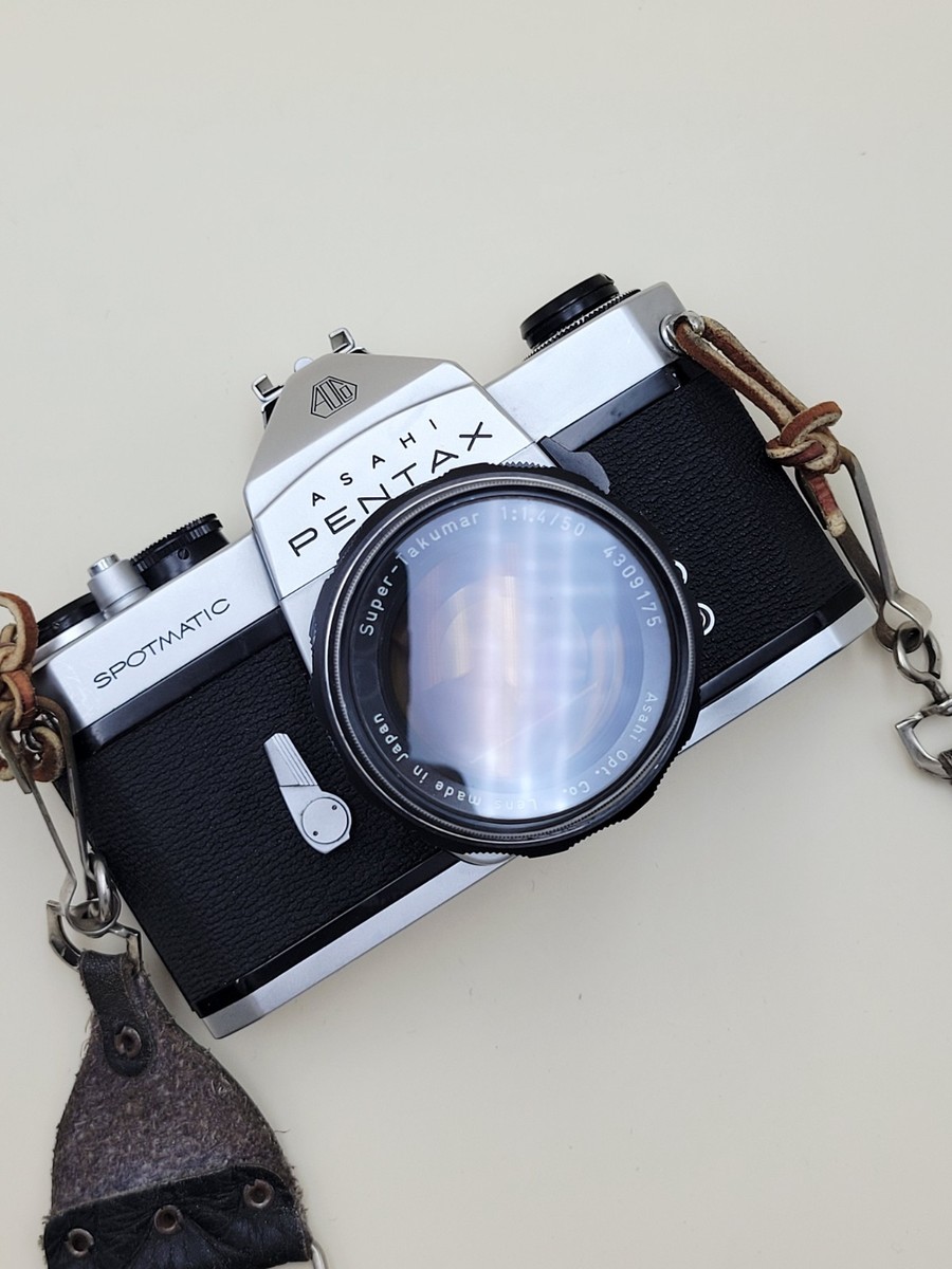 ASAHI PENTAX SPOTMATIC SP & Super Takumar 50mm F1.4 from JAPAN Vtg