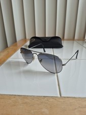 Ray-Ban RB 3025 004/78 Gunmetal Frame Blue Polarized Sunglasses 58-14