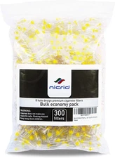 8 Hole 300 Disposable Cigarette Filters That Remove Tar, Tar Filters, Reduce Tar
