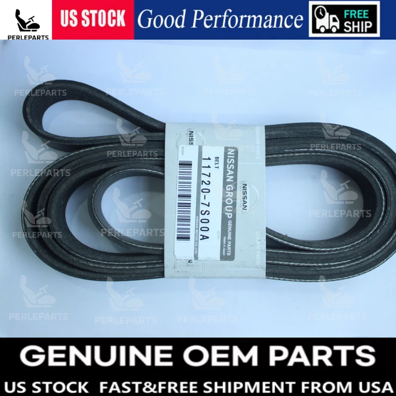NEW OEM 2004-2005 Nissan Armada Titan Engine Serpentine Belt V Belt 11720-7S00A - Image 4 of 4