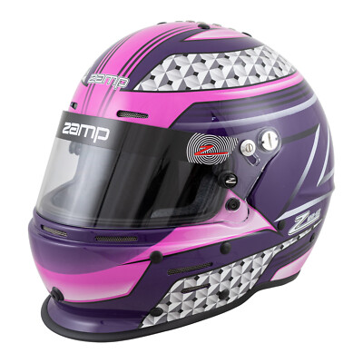 Zamp RZ62 Helm SA2020 Hans kompatibel pink/lila Größen Small 56 bis Large 60