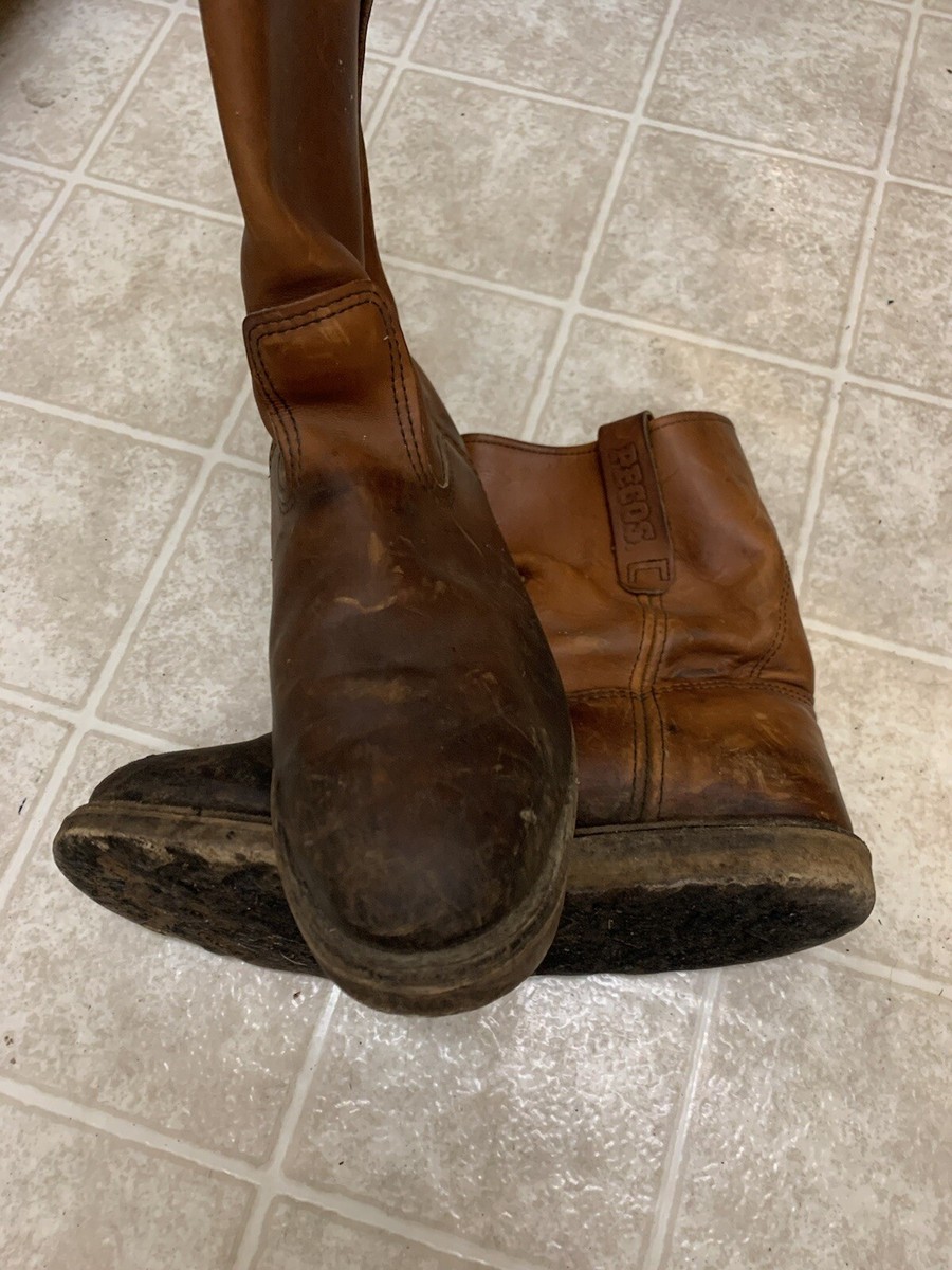 Mens Leather Red Wing Shoes Size 9.5 | eBay