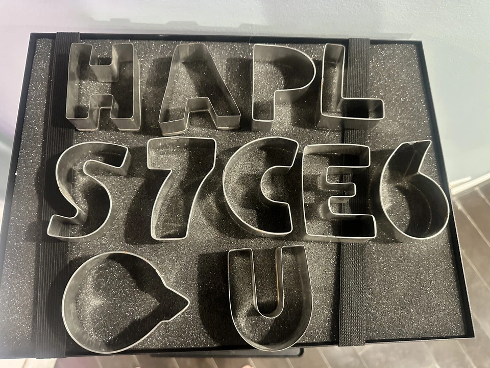 De colección 11 Números Cortadores de Frutas Letra del Alfabeto Cortador de Galletas Herramientas de Decoración * Foto 2 de 2