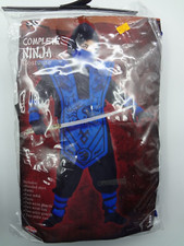 Spirit Blue Dragon Ninja Costume Child Medium 8-10