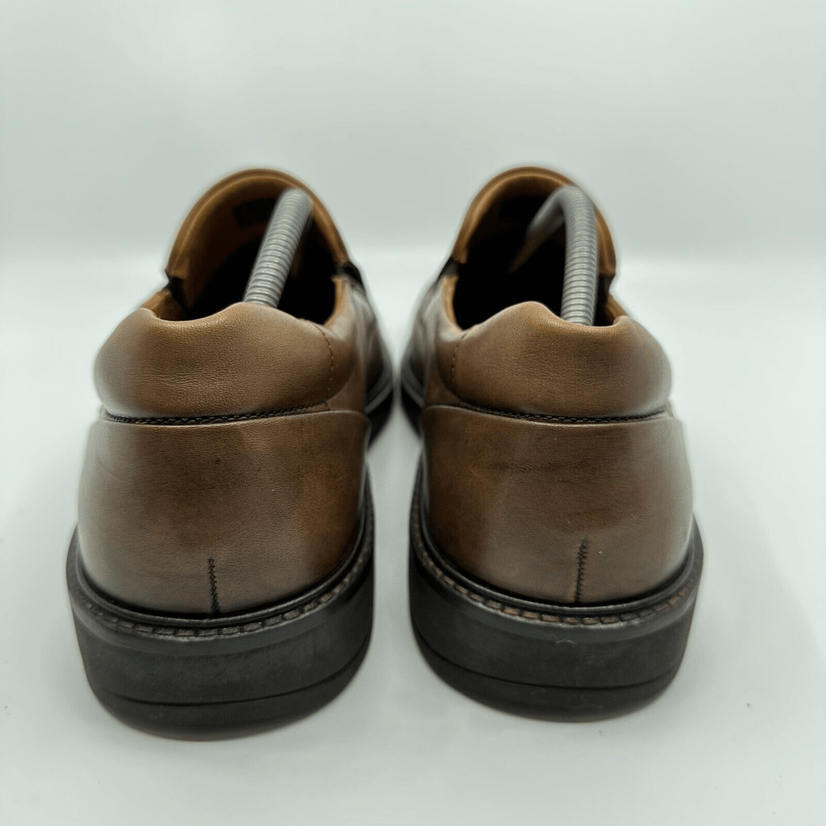 Ecco Holton Mens Size 11 EUR 41 Brown Leather Slip On Dress Loafer Shoes ECCO Helsinki 2.0 Apron Toe Slip On Loafer (Men) - Cognac  main image 4