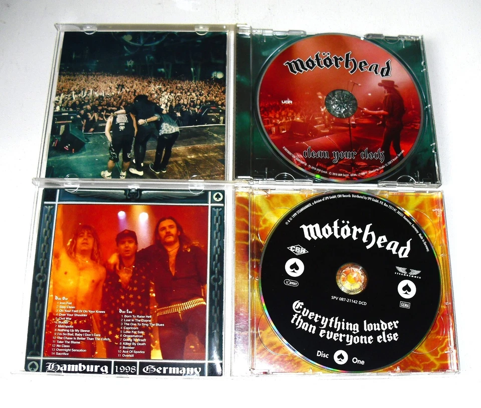 Motörhead - 2 CD`S: Everything Louder Than Everyone Else & Clean Your Clock - Bild 2 von 3
