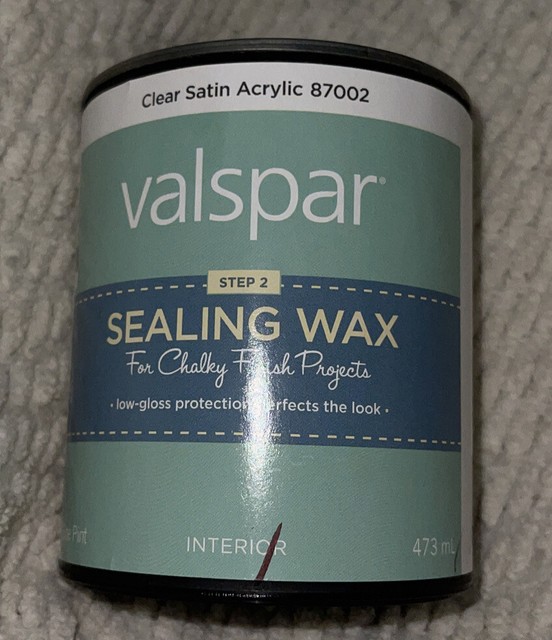 Valspar 87002 Wax Sealing Clear Chalky Pint for sale online eBay