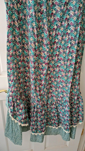 Vestido Pradera Hawaiano De Colección Liberty House x Sun Babies Muu Muu Ditsy Estampado Mediano - Imagen 7 de 9