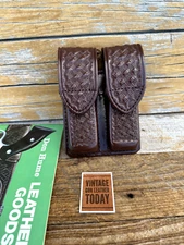 Don Hume 100A 11 Brown Basket Double Magazine Carrier For Desert Eagle XD45 SW99