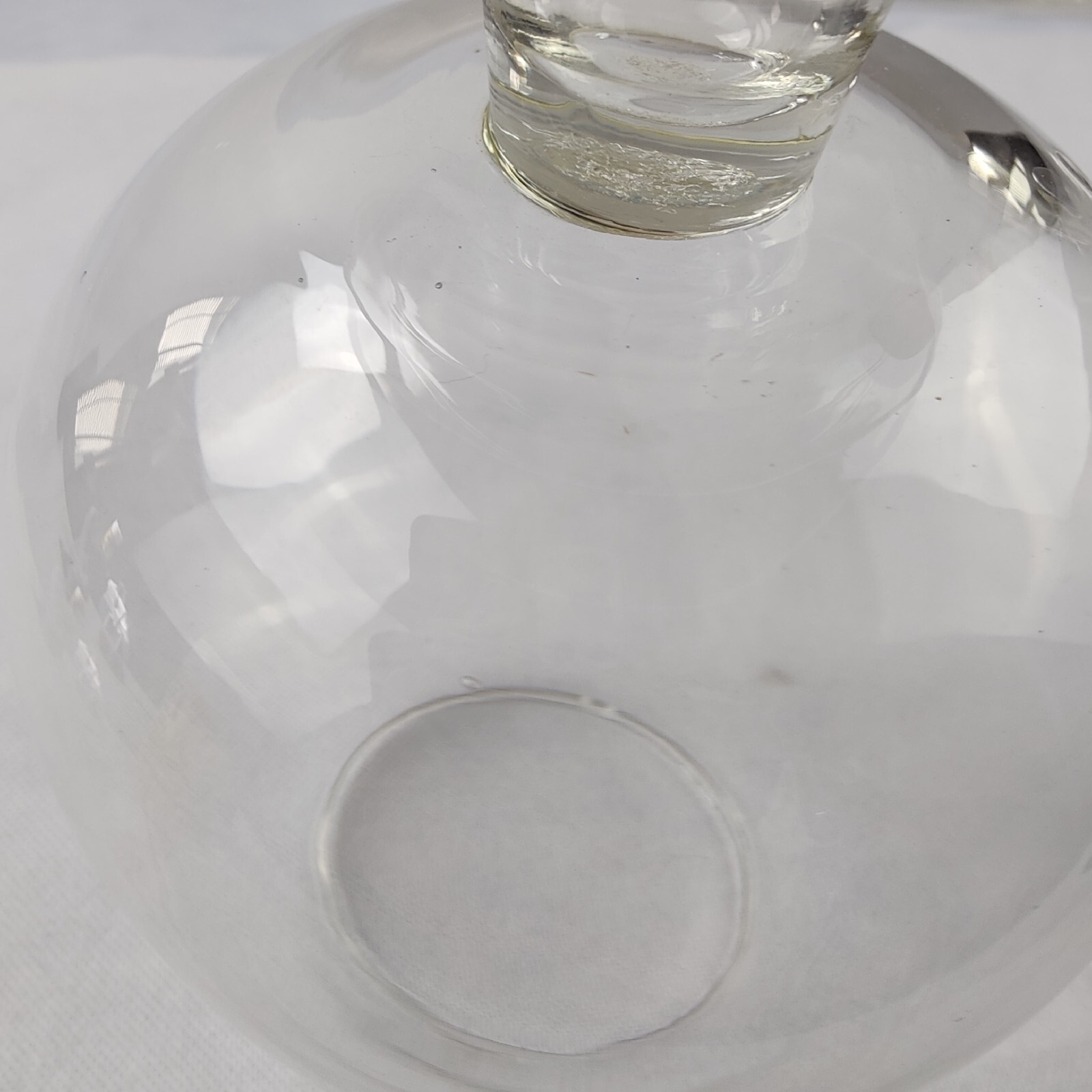 GIANT Brandy Snifter Goblet Wine Clear Glass Oversized Decor Vase by E