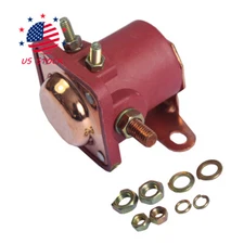 Red Solenoid Relay 12V Heavy Duty FIT FOR Ford Starter Car Truck - SW3 - SNL135