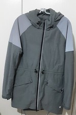Sweaty Betty Women's Lined Hooded Waterproof Parka Uk S Pit-pit 21-22" Rrp £146