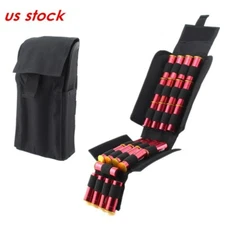 25 Rounds Shotgun Shell Holder Cartridge MOLLE Ammo Pouch Storage Bag for 12GA