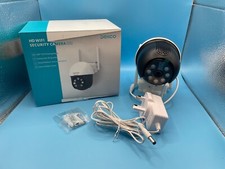 DEKCO Outdoor WiFi PTZ Security Camera with Floodlight Motion Detection