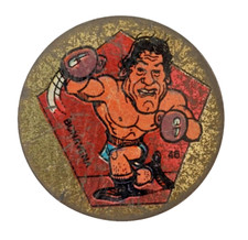 1971 Ringo Bonavena Crack Chapitas Metal Lata Litografía Disco Tarjeta Boxeo Argentina 38