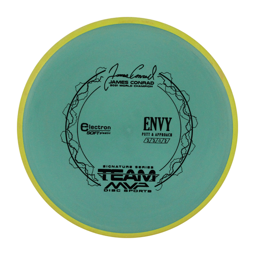 Axiom Disc Golf James Conrad Signature Electron Envy Soft Putter 3/3/0/2 Choose - Picture 54 of 140