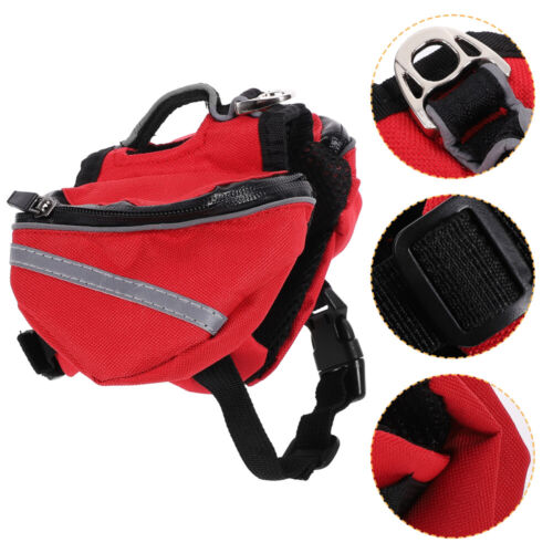  Xs Travel Dog Backpack for Dogs to Wear Walking Saddle Bag Small Harness - 第 1/10 張圖片