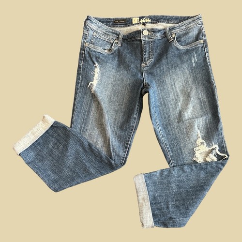 Kut From The Cloth Jeans Womens 12 Celine Slouchy Boyfriend Med Wash #0577 - Picture 10 of 10