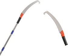 14FT Pole Saw for Tree Trimming, Long Extension Pruning Saw, Blade Tree Trimmer