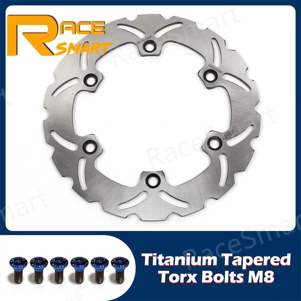 Para Honda CBR1100XX 1997 1998 Disco de freno delantero trasero Rotores Pernos de montaje Tornillos Foto 4 de 4