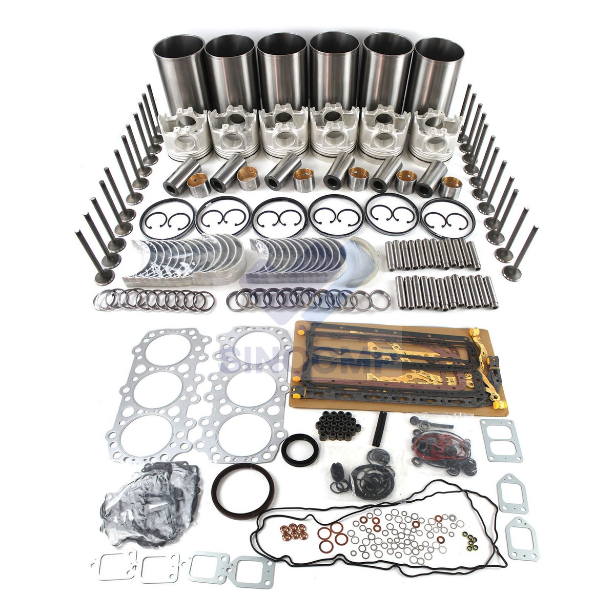 6RB1 6RB1T 6RB1TC Engine Rebuild Kit For Isuzu Hitachi EX400