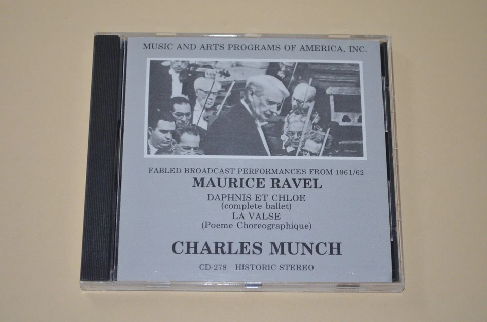Charles Munch Conducts Masterworks By Maurice Ravel / Music&Arts 1988 / USA Rar