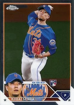 Kodai Senga 2023 Topps Chrome #217 RC New York Mets