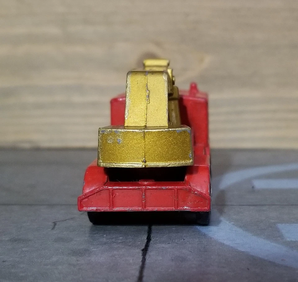 MATCHBOX SUPERFAST N°30C 8 WHEEL CRANE SCALA 1:144 MADE IN ENGLAND 1970 GIOCATO - Immagine 4 di 4