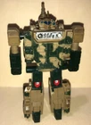 vintage 80s Super GoBots Defendor robot tank Bandai Japan Go Bots defender