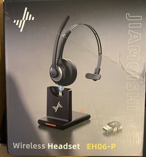 JIAMQISHI Bluetooth Headset EH06-P - Wireless Headset with Noise Canceling