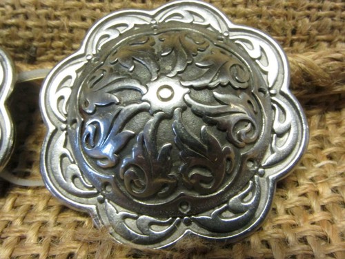 Vintage Set of 2 Horseshoe Rosettes RARE Antique Horses Pin Western 10481