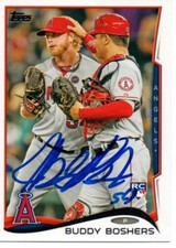 Buddy Boshers Los Angeles Angels 2014 Topps Rookie Signed Card