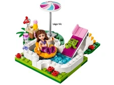 Lego 41090 Olivia's Garden Pool Friends Complete