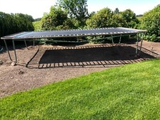 Trampoline, rectangular, frame is 16' by 9'2"