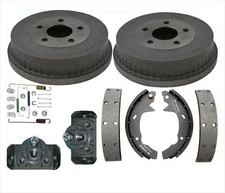 Rear Brake Drum Drums Shoes Spring Kit Wheel Cylinder Fits 01-07 Ford Taurus