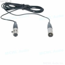 Adaptor TA4F mini 4Pin Shure To XLR mini Male 4Pin Adapter Microphone Cable 2m
