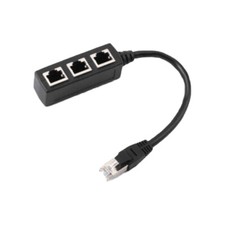 RJ45 Splitter Adapter 1 to 2 1 to 3 Ways 7 6 5 LAN Ethernet Cable Connector