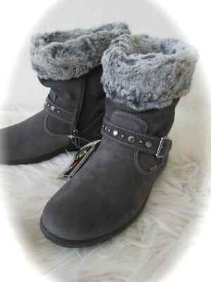 Primigi  SALE % Stiefel Boots GLOSS warm Teddyfuttter Leder grau GoreTex 32 NEU