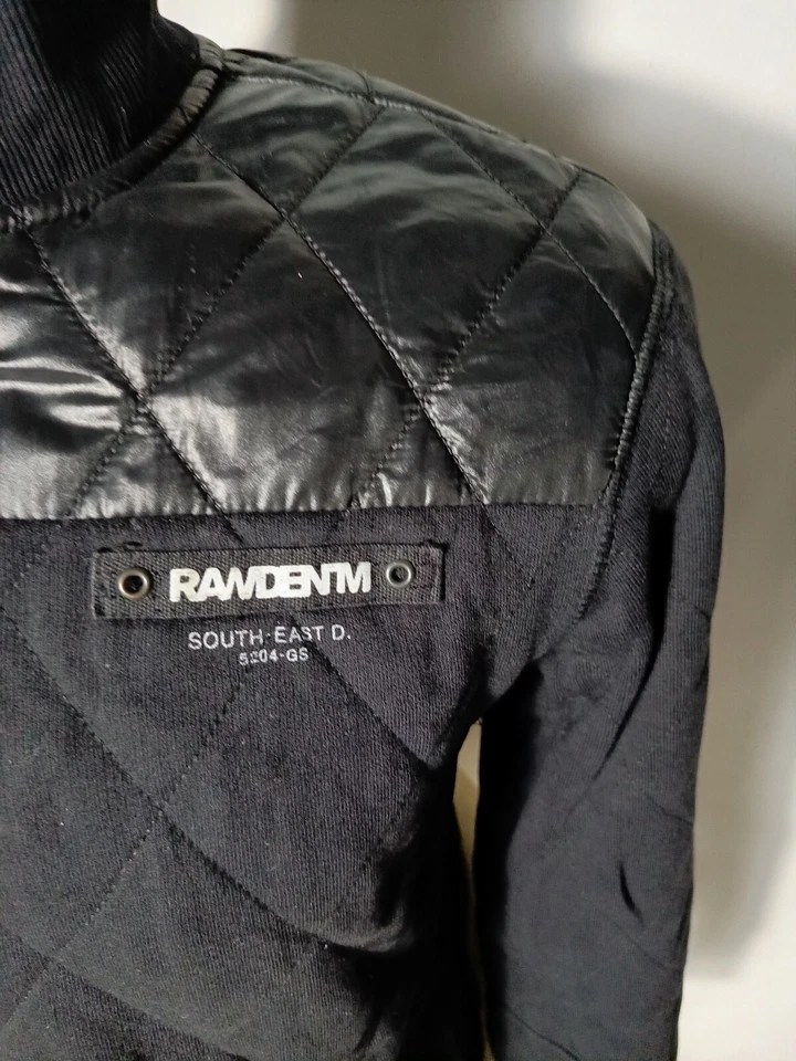 G STAR Bomber Jacket Full Zip Long Sleeve Jacket Black Streetwear | P:20, L:24in - Image 2 of 4