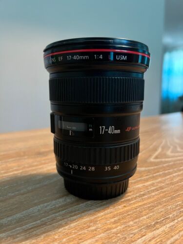 NICE Canon EF 17-40mm f/4 L USM Lens - Fast Shipping! - Picture 1 of 3
