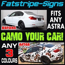 to fit VAUXHALL ASTRA CAMO GRAPHICS STICKERS STRIPES DECALS MK3 MK4 MK5 MK6 MK7