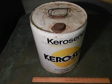 Vintage Kerosene (5 Gal.) Gas_Oil Container Can w/ Lid (KERO-SUN) Retro U.S. Ltd